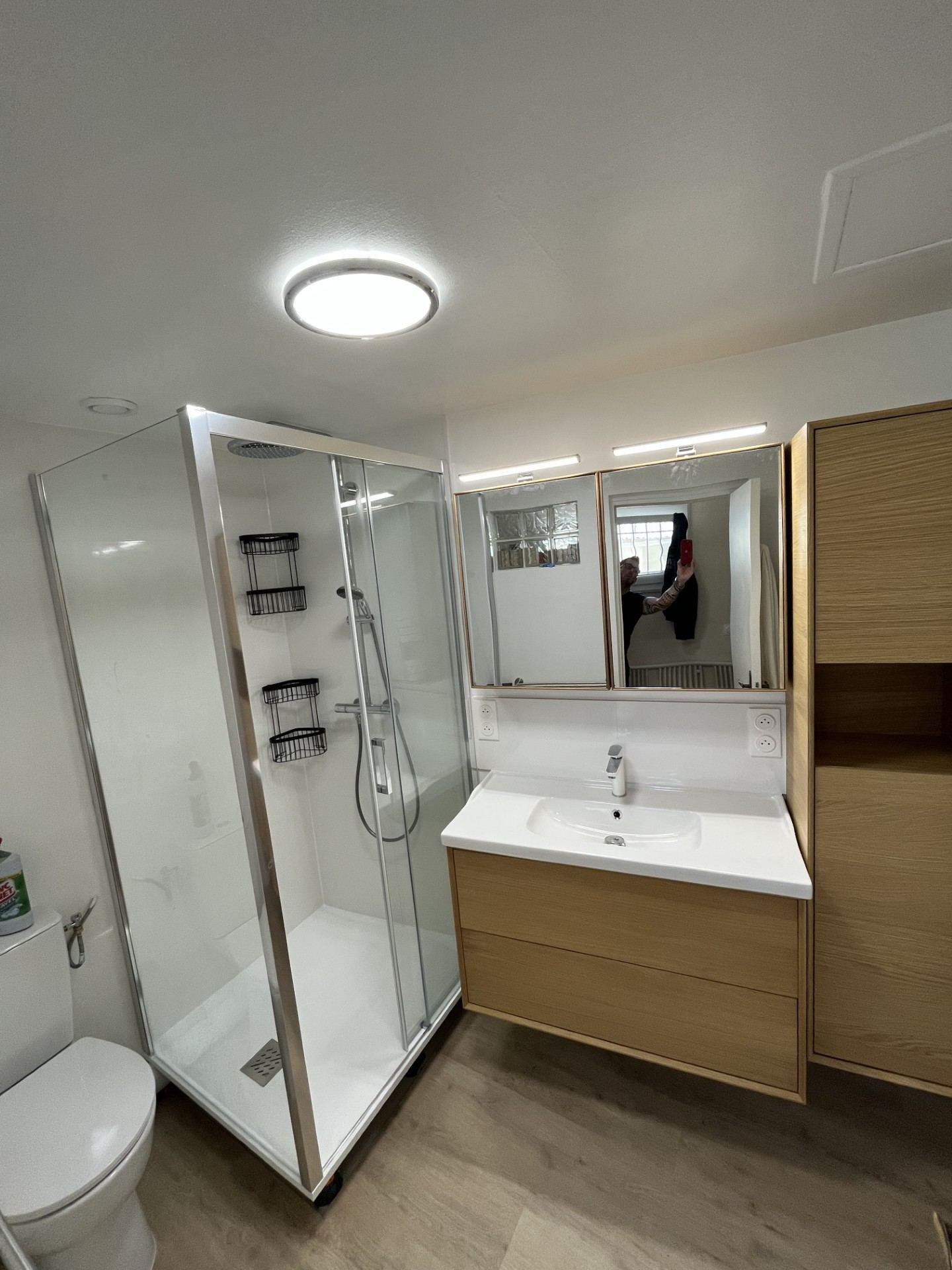 Rénovation de salle de bain sous combles par Nicobat